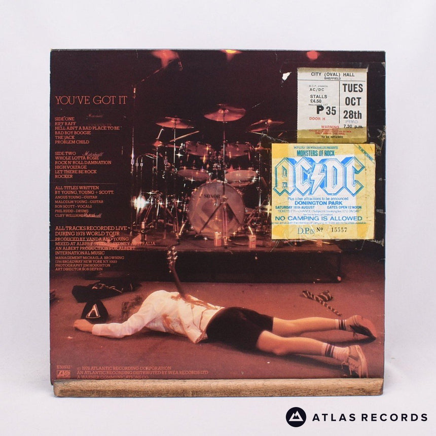 AC/DC - If You Want Blood You've Got It - Porky A2 LP Vinyl Record - VG+/EX