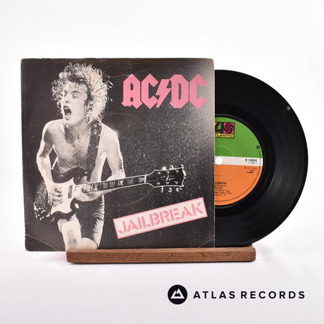 AC/DC Jailbreak 7" Vinyl Record - Front Cover & Record