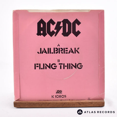 AC/DC - Jailbreak - Reissue Strawberry 7" Vinyl Record - EX/VG+
