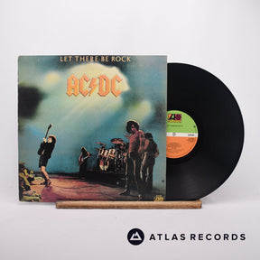 AC/DC Let There Be Rock LP Vinyl Record - Front Cover & Record