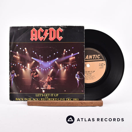 AC/DC Let's Get It Up 7" Vinyl Record - Front Cover & Record