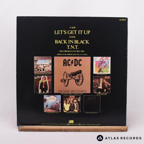AC/DC - Let's Get It Up - A-1 B-1 12" Vinyl Record - EX/VG+