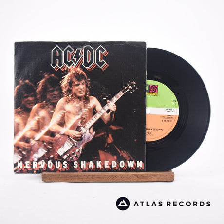 AC/DC Nervous Shakedown 7" Vinyl Record - Front Cover & Record