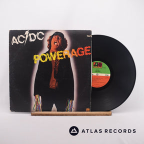 AC/DC Powerage LP Vinyl Record - Front Cover & Record