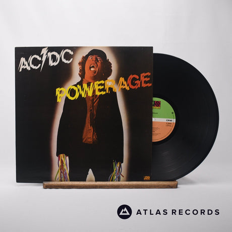 AC/DC Powerage LP Vinyl Record - Front Cover & Record