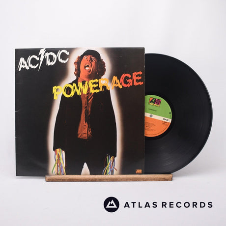 AC/DC Powerage LP Vinyl Record - Front Cover & Record