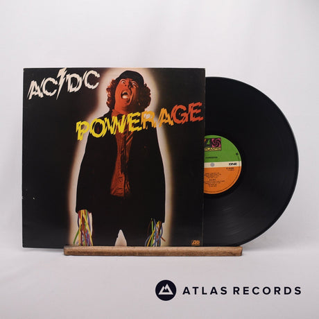 AC/DC Powerage LP Vinyl Record - Front Cover & Record