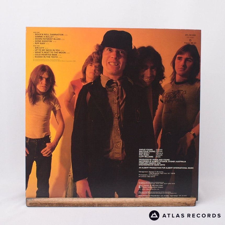 AC/DC - Powerage - Strawberry LP Vinyl Record - EX/EX