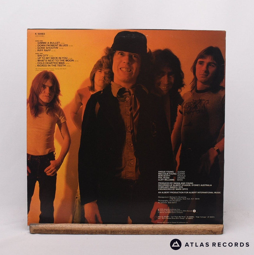 AC/DC - Powerage - Porky A1 B1 LP Vinyl Record - EX/NM