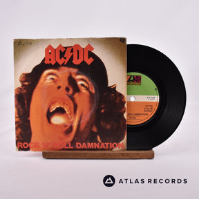AC/DC Rock 'N' Roll Damnation 7" Vinyl Record - Front Cover & Record