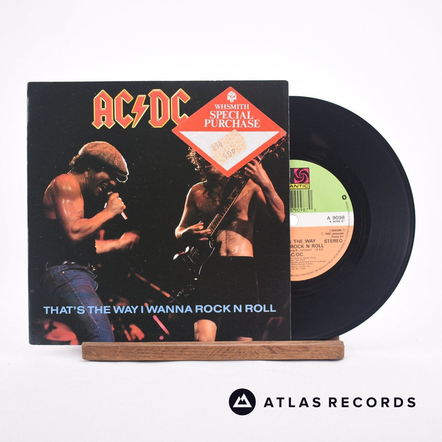 AC/DC That's The Way I Wanna Rock N Roll 7" Vinyl Record - Front Cover & Record