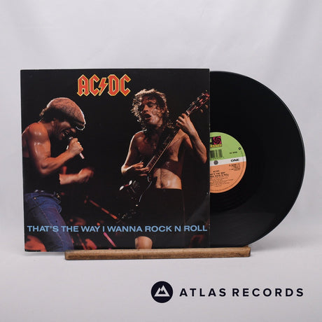 AC/DC That's The Way I Wanna Rock N Roll 12" Vinyl Record - Front Cover & Record