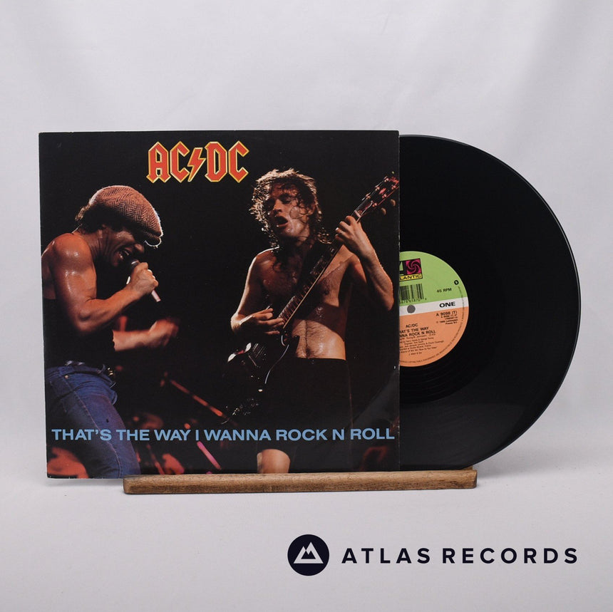 AC/DC That's The Way I Wanna Rock N Roll 12" Vinyl Record - Front Cover & Record