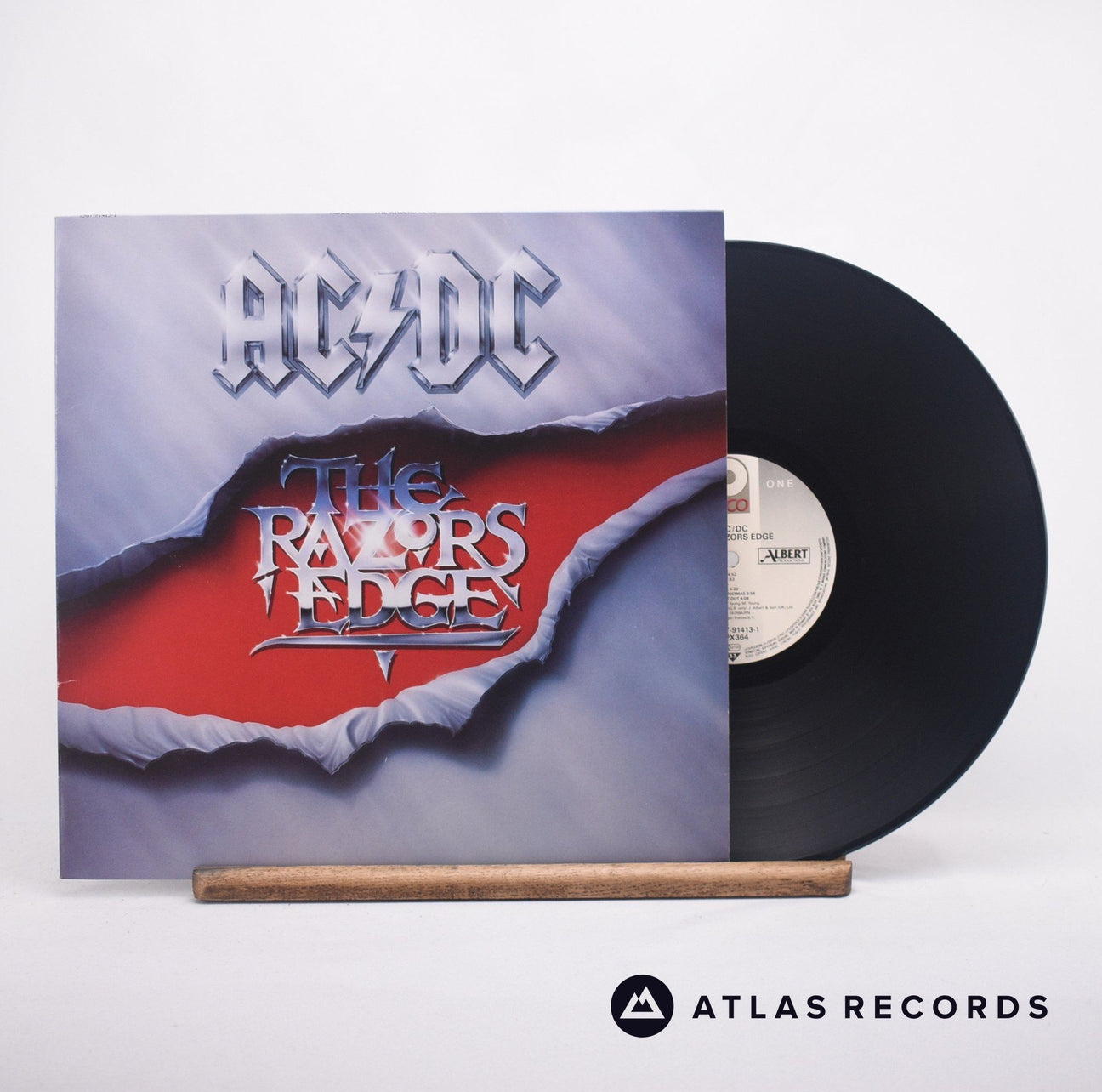 AC/DC The Razors Edge LP Vinyl Record - Front Cover & Record