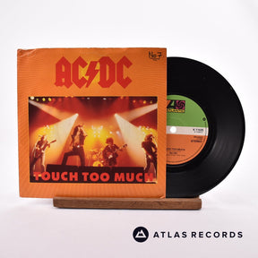 AC/DC Touch Too Much 7" Vinyl Record - Front Cover & Record