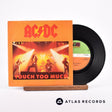 AC/DC Touch Too Much 7" Vinyl Record - Front Cover & Record