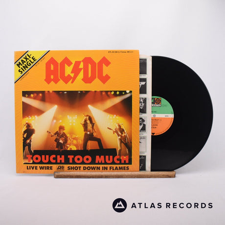 AC/DC Touch Too Much 12" Vinyl Record - Front Cover & Record