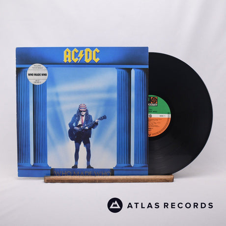 AC/DC Who Made Who LP Vinyl Record - Front Cover & Record
