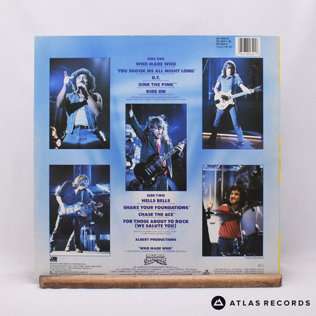 AC/DC - Who Made Who - Reissue A3 1B LP Vinyl Record - EX/EX