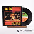 AC/DC You Shook Me All Night Long 7" Vinyl Record - Front Cover & Record