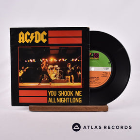 AC/DC You Shook Me All Night Long 7" Vinyl Record - Front Cover & Record