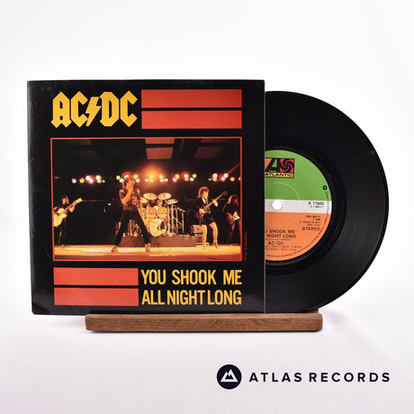AC/DC You Shook Me All Night Long 7" Vinyl Record - Front Cover & Record