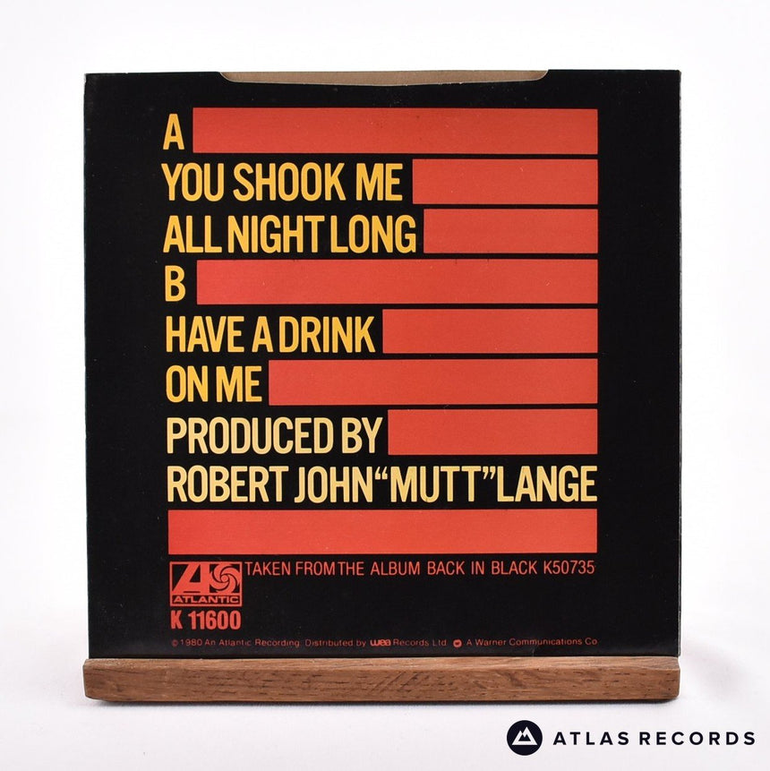 AC/DC - You Shook Me All Night Long - 7" Vinyl Record - VG+/EX