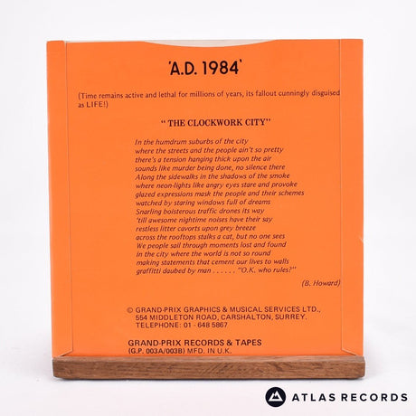 A.D. 1984 - Race To Nowhere - 7" Vinyl Record - NM/EX