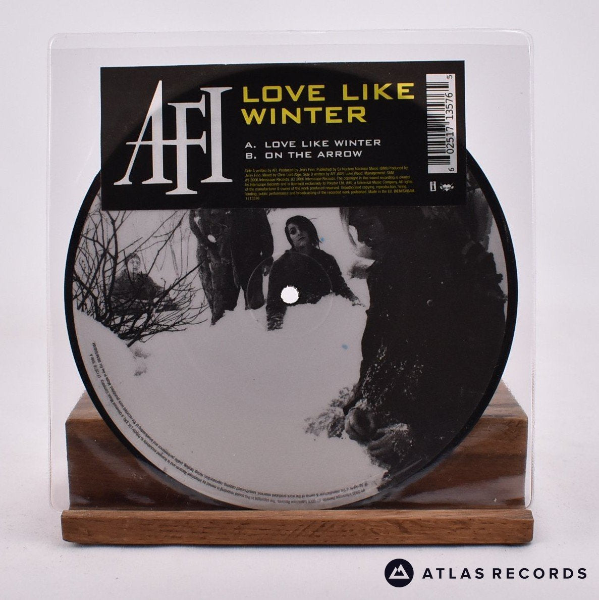 AFI Love Like Winter 7" Vinyl Record - Front Cover & Record