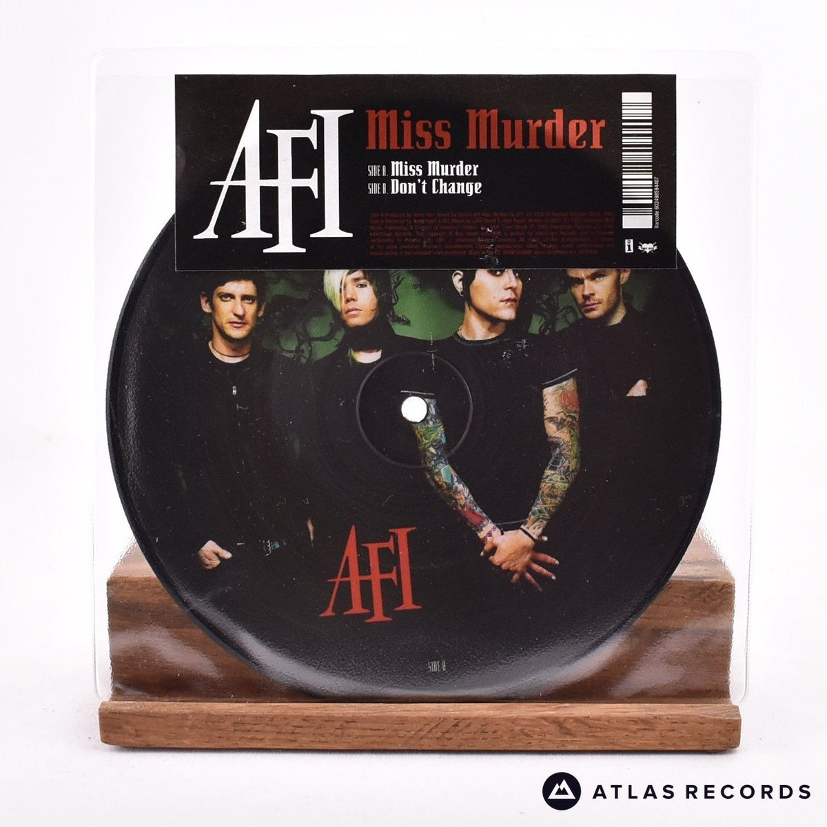 AFI Miss Murder 7" Vinyl Record - Front Cover & Record