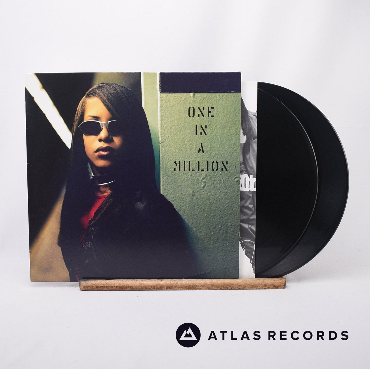 Aaliyah One In A Million 2 x LP Vinyl Record - Front Cover & Record