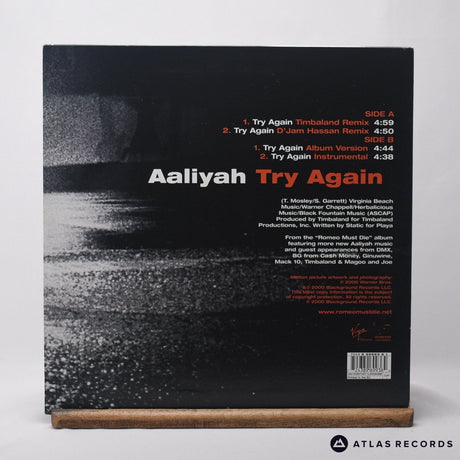 Aaliyah - Try Again - 12" Vinyl Record - VG+/EX