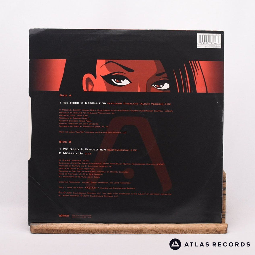 Aaliyah - We Need A Resolution - 12" Vinyl Record - VG+/EX