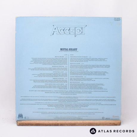Accept - Metal Heart - LP Vinyl Record - VG+/VG+