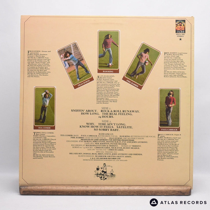 Ace - Five-A-Side - Lyric Sheet LP Vinyl Record - VG+/EX