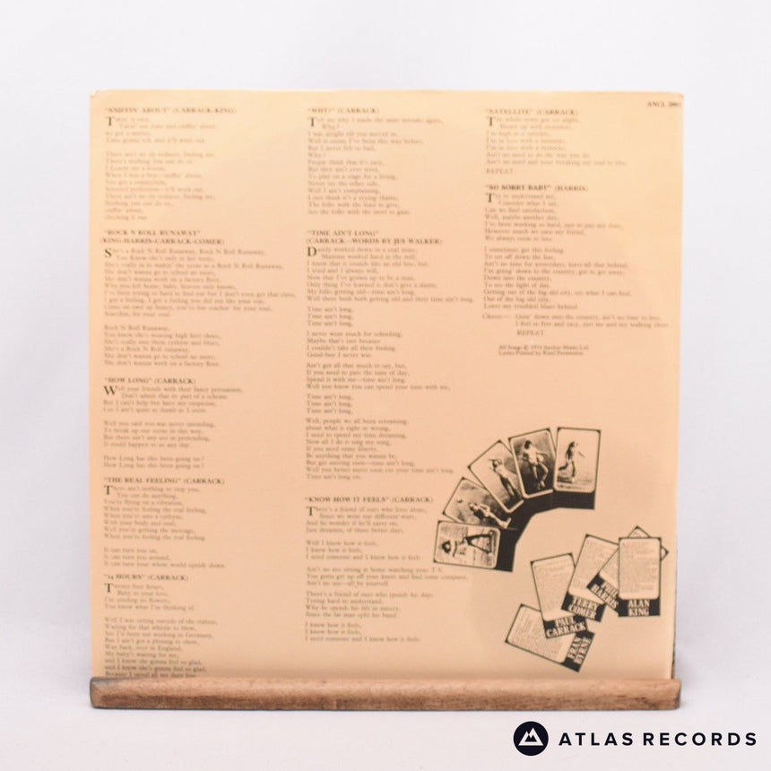 Ace - Five-A-Side - Lyric Sheet LP Vinyl Record - EX/EX