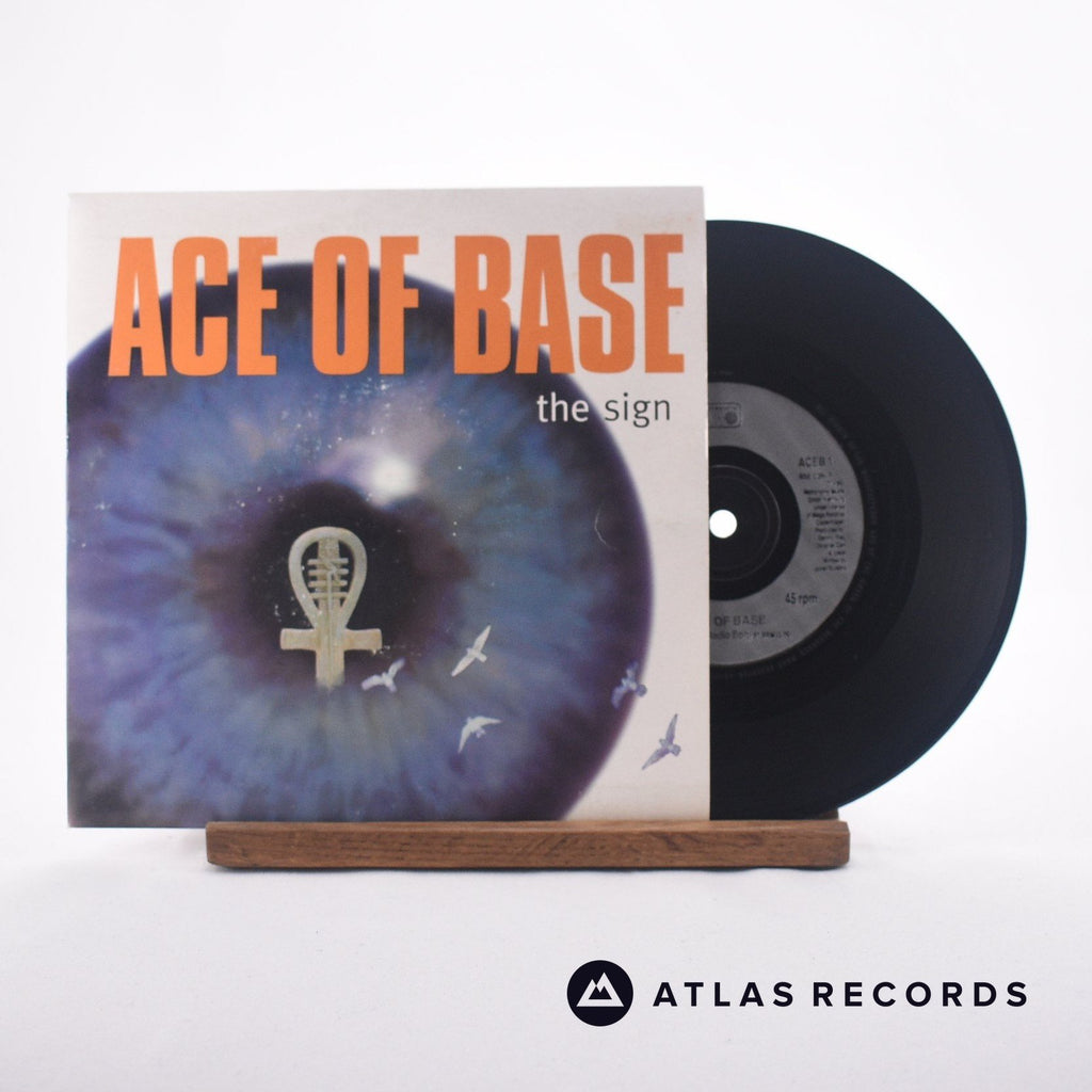 Ace Of Base The Sign 7" Vinyl Record - Front Cover & Record
