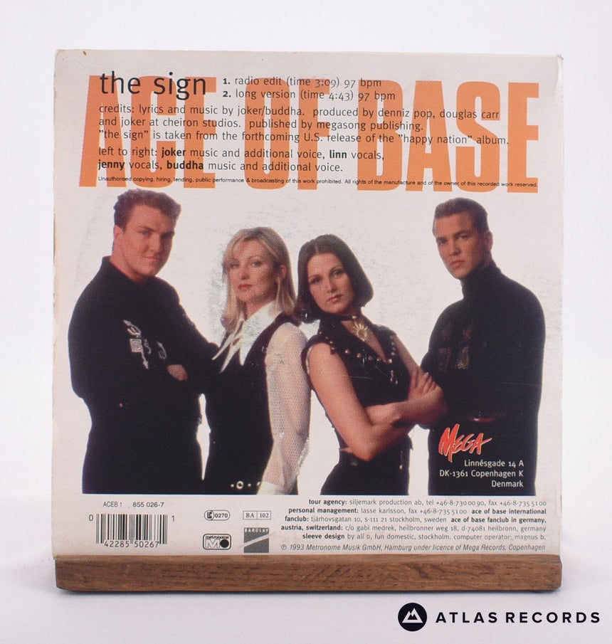 Ace Of Base - The Sign - 7" Vinyl Record - VG+/EX