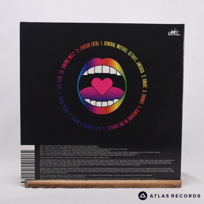 Acid Washed - Acid Washed - Clear Limited Edition Double LP Vinyl Record - NM/NM