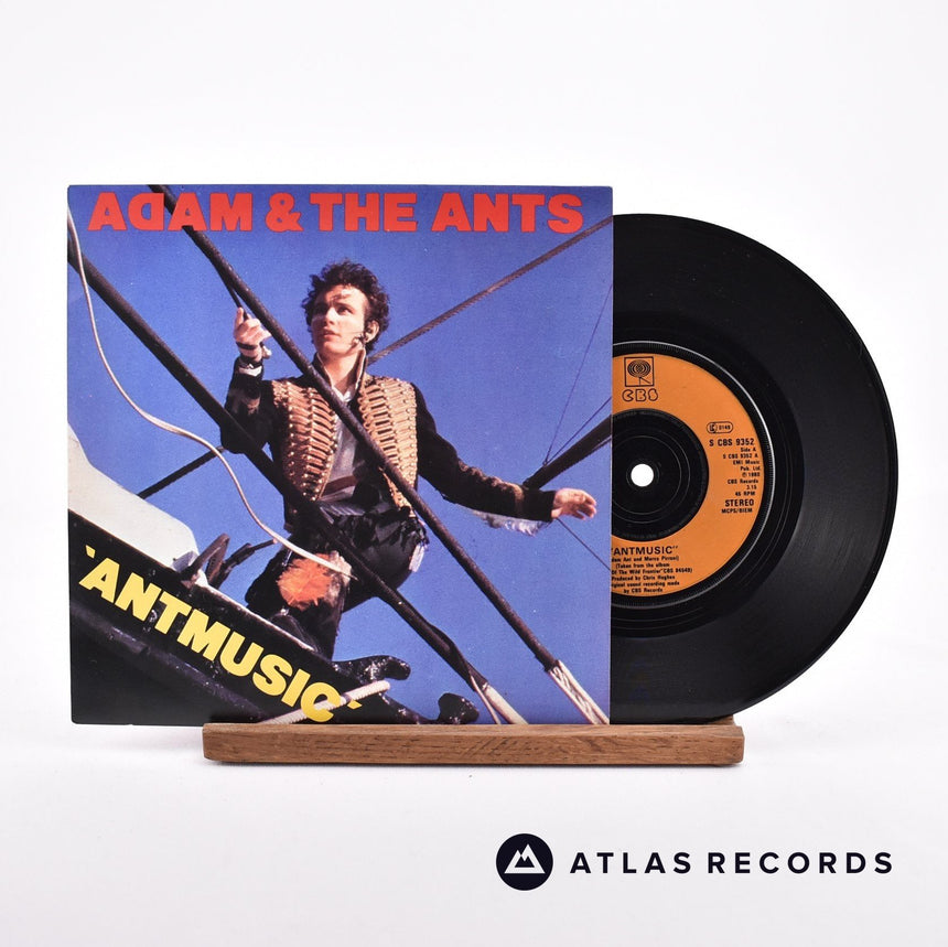 Adam And The Ants Antmusic 7" Vinyl Record - Front Cover & Record