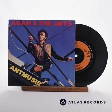 Adam And The Ants Antmusic 7" Vinyl Record - Front Cover & Record