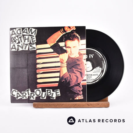 Adam And The Ants Cartrouble 7" Vinyl Record - Front Cover & Record