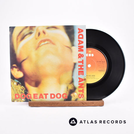 Adam And The Ants Dog Eat Dog 7" Vinyl Record - Front Cover & Record