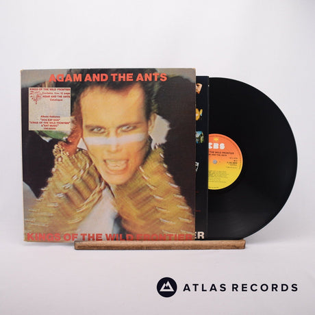 Adam And The Ants Kings Of The Wild Frontier LP Vinyl Record - Front Cover & Record