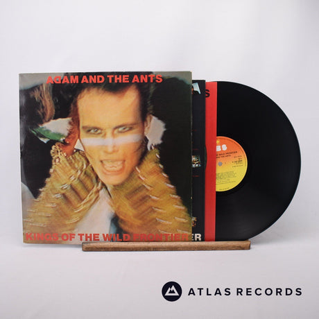 Adam And The Ants Kings Of The Wild Frontier LP Vinyl Record - Front Cover & Record