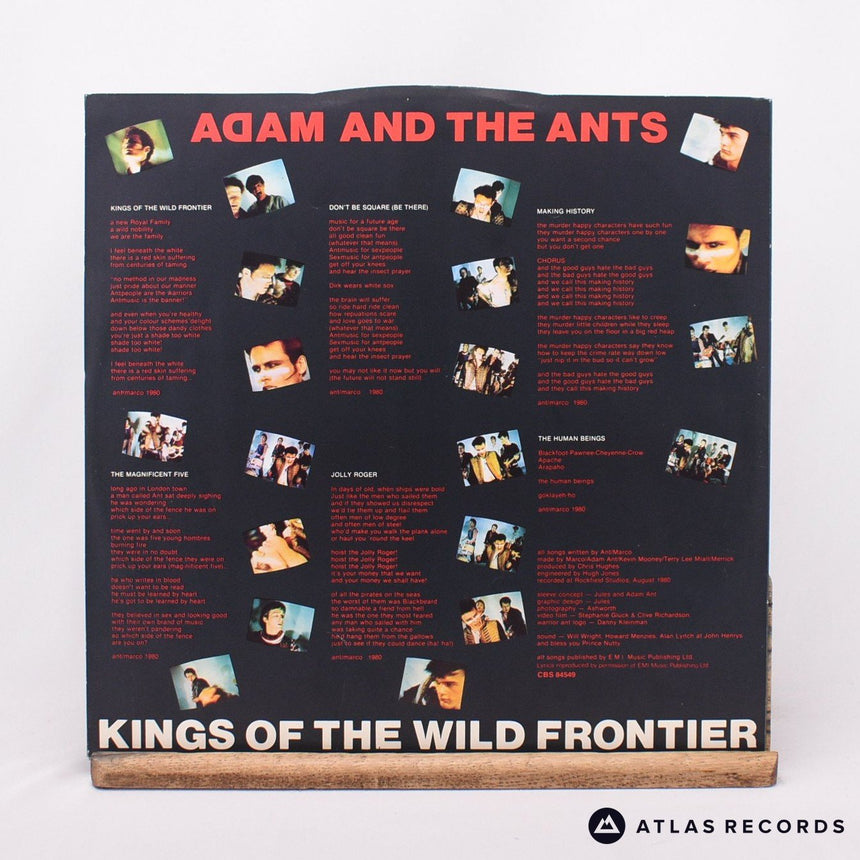 Adam And The Ants - Kings Of The Wild Frontier - LP Vinyl Record - EX/EX