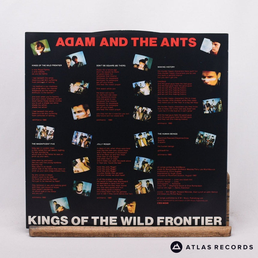 Adam And The Ants - Kings Of The Wild Frontier - Repress LP Vinyl Record - EX/EX