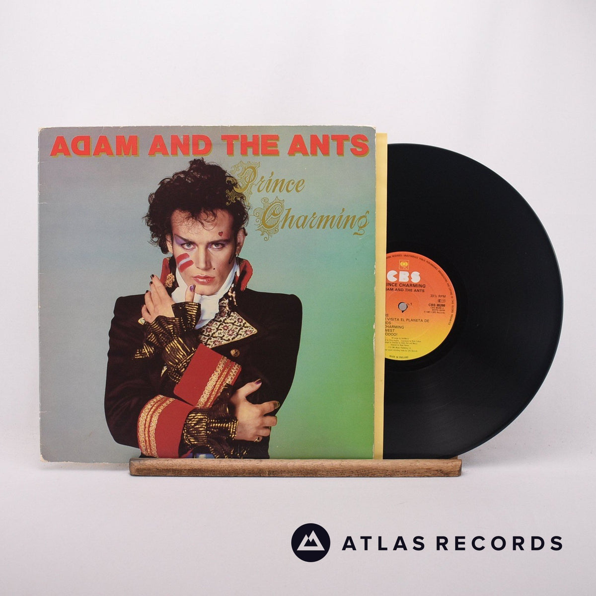 Adam And The Ants Prince Charming LP Vinyl Record - Front Cover & Record