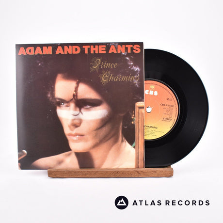 Adam And The Ants Prince Charming 7" Vinyl Record - Front Cover & Record