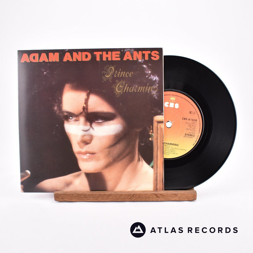 Adam And The Ants Prince Charming 7" Vinyl Record - Front Cover & Record